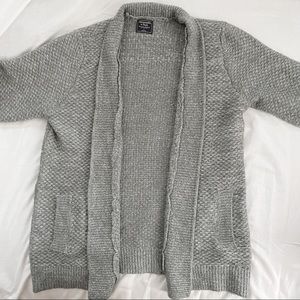 Abercrombie & Fitch Heather Gray Cardigan